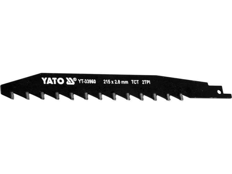 YATO Lamă de ferăstrău sabie 215 mm/2TPI TCT