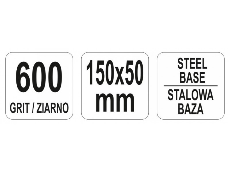 YATO Piatră ponce diamantată G600 150 x 50 x 4 mm