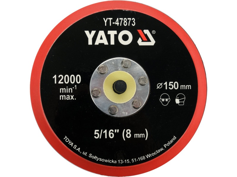 YATO Placă de cauciuc Velcro 150 mm 5/16" - 1 | YEO