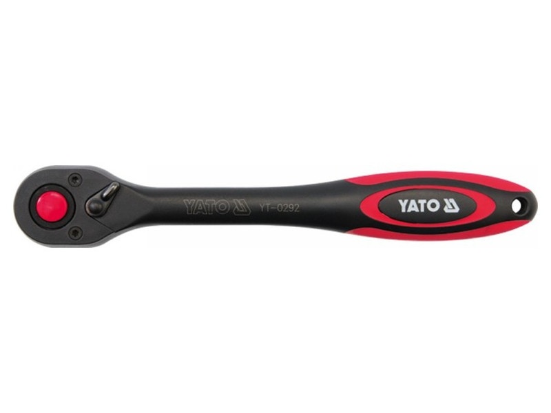 YATO Ratchet 1/2" 257 mm 72T cu tijă dreaptă CrV