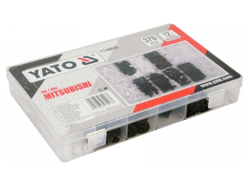 YATO Set patent din plastic 370 piese Mitsubishi - 2 | YEO