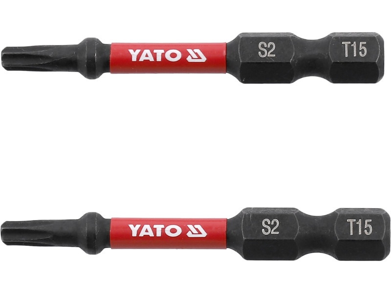 YATO Vârf bit de impact T15 x 50 mm (2 bucăți)