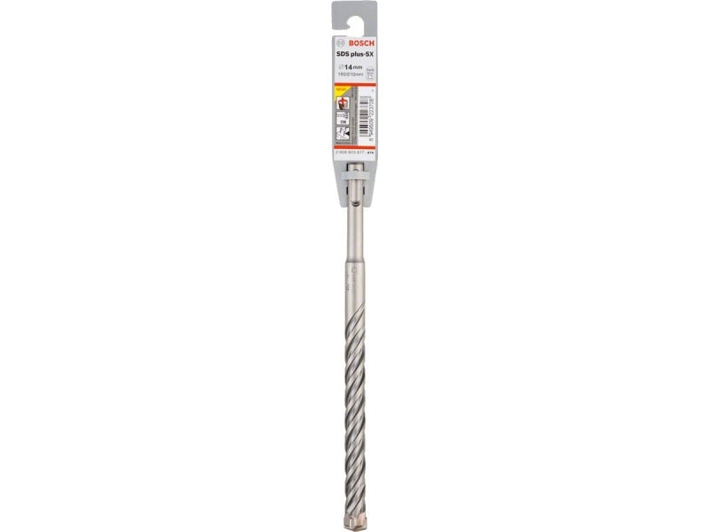 BOSCH 5X Burghiu pentru piatră 14 x 210/150 mm cu patru tăișuri SDS-Plus - 1 | YEO