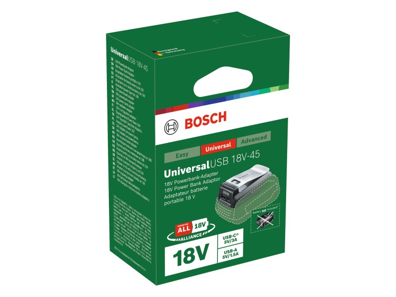 BOSCH Adaptor de baterie cu funcție powerbank UniUSB 18V-15 - 3 | YEO