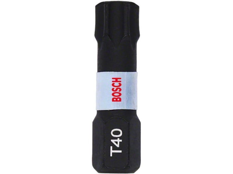 BOSCH Bithegy T40 x 25 mm 1/4" Control de impact (2 buc)