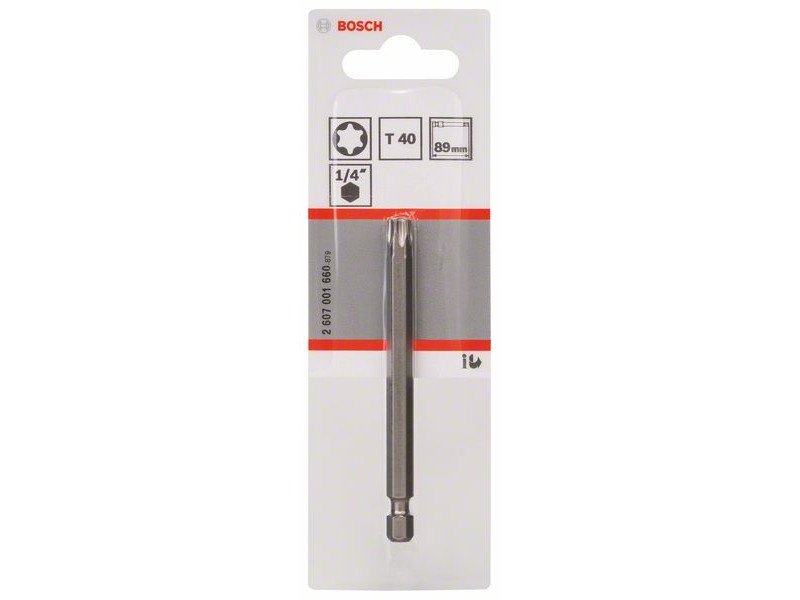 BOSCH Bithegy T40 x 89 mm 1/4" Extra Hard - 1 | YEO