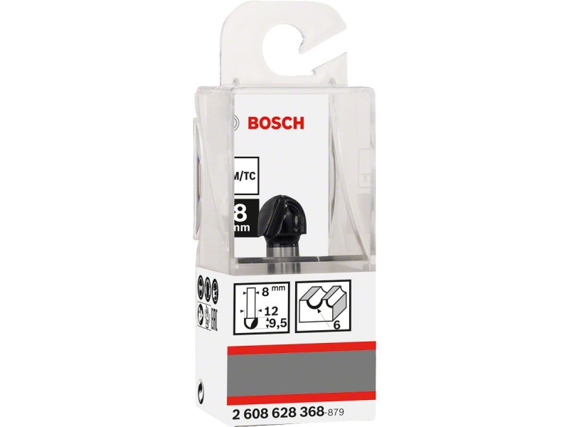 BOSCH Burghie din carbură 12,0 (r=6 mm) x 9,2 x 40 x 8 mm