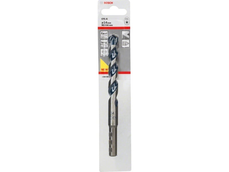 BOSCH Burghiu pentru piatră 14 x 150/90 mm cu două tăișuri CYL-5