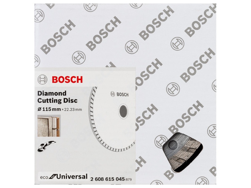 BOSCH Discuri de tăiere diamantate 115 x 2,0 x 7,0 x 22,2 mm Turbo ECO pentru Universal (10 buc) - 1 | YEO