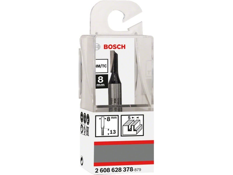 BOSCH Freză cu muchie dreaptă din carbură 5,0 x 12,7 x 51 x 8 mm