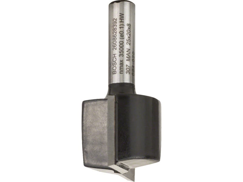 BOSCH Freză cu muchii drepte din carbură 25,0 x 19,6 x 51 x 8 mm