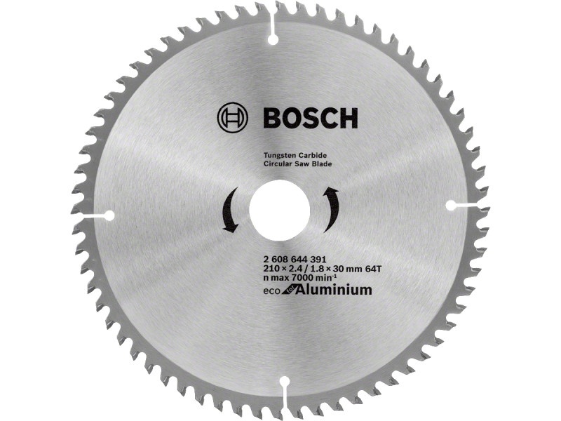 BOSCH Lamă de ferăstrău pentru aluminiu 210 x 30 x 2,2 mm / 64T