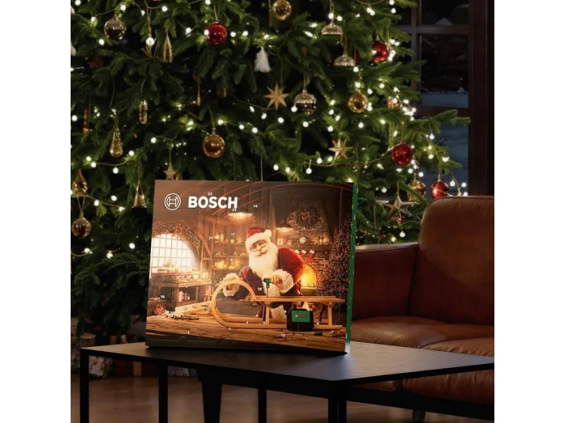 BOSCH Pachet calendar de advent cu trusă de scule din 33 de piese și geantă de depozitare