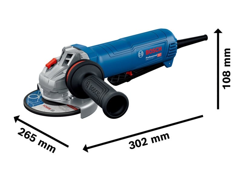 BOSCH Polizor unghiular 125 mm GWS 12-125 P pornire ușoară / 1200 W