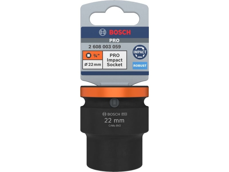 BOSCH PRO Cheie tubulară 3/4" 22 mm CrMo