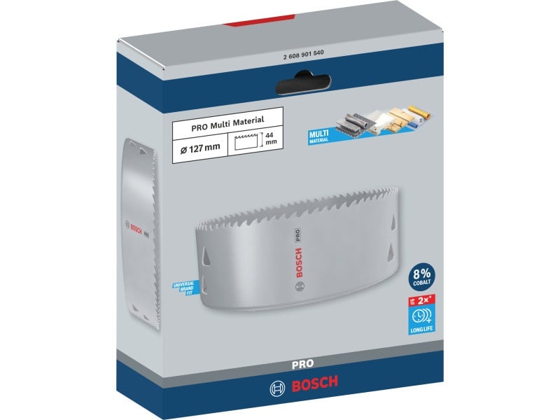 BOSCH PRO Cutter circular 127 mm (8% cobalt) filetat Multi Material - 1 | YEO