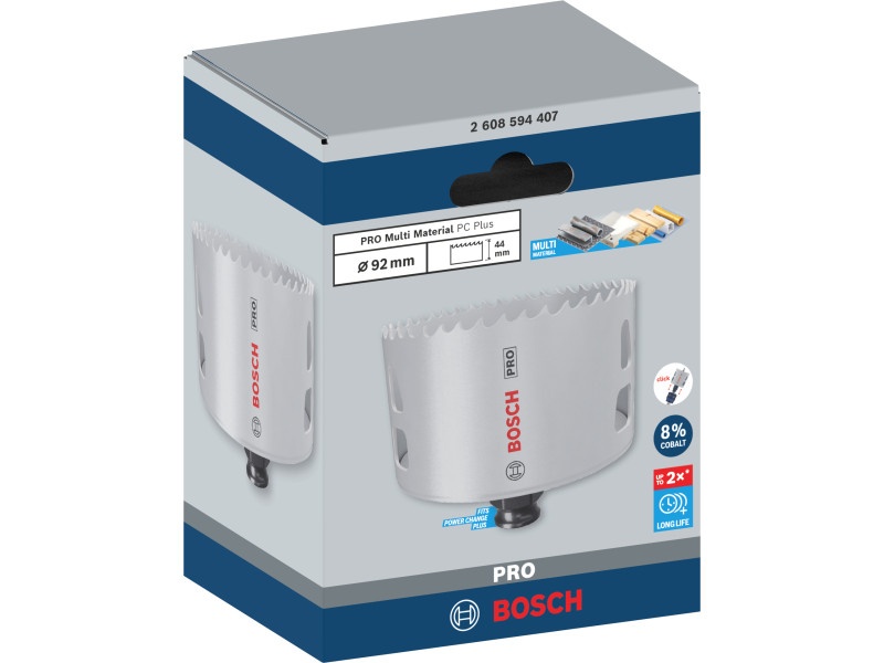 BOSCH PRO Cutter circular 92 mm (8% cobalt) PC PLUS Multi Material - 1 | YEO