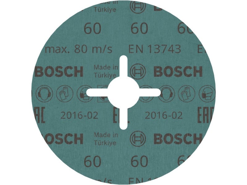 BOSCH PRO Disc fibros pentru metal 125 x 22,2 mm / P60 oxid de zirconiu