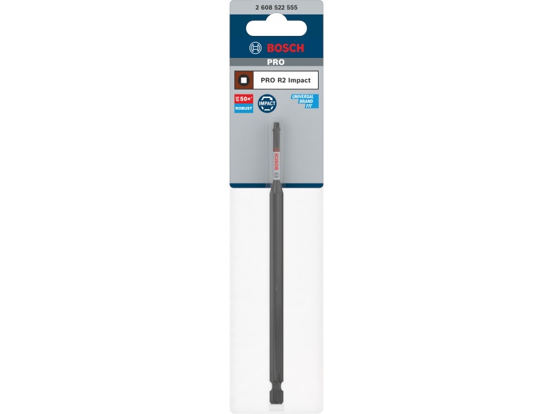 BOSCH PRO Impact bithegy R2 x 150 mm 1/4" Hex Robertson - 2 | YEO