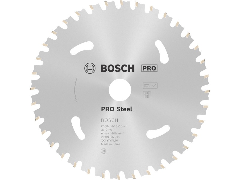 BOSCH PRO Lamă de ferăstrău pentru metal 160 x 20 x 1,6 mm / 36T
