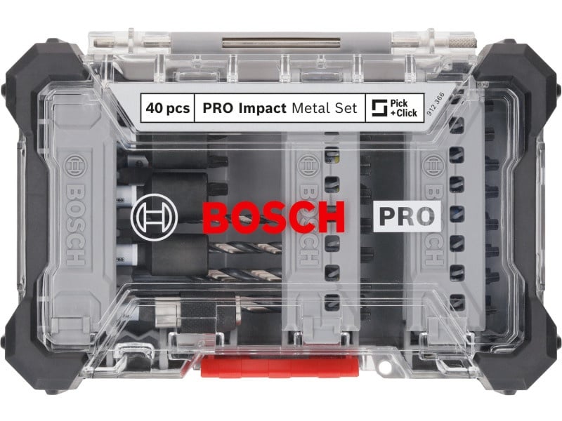 BOSCH PRO Set de biți și burghie de impact 40 piese 1/4" Hex - 1 | YEO