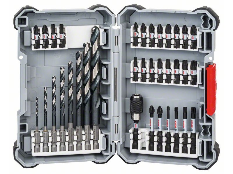 BOSCH Set de vârfuri de biți și burghie 35 piese Impact Control