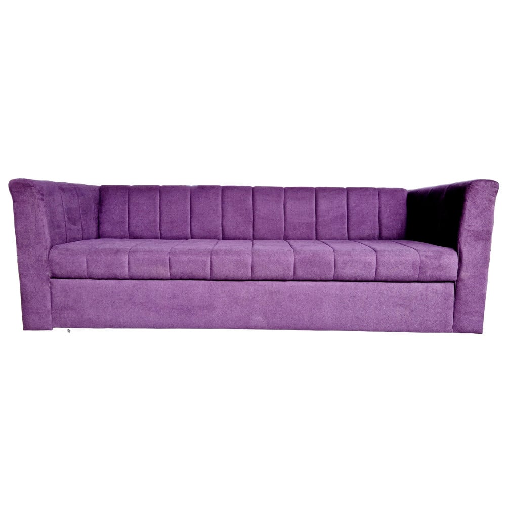 Canapea Extensibila Noriel, 240x80x85cm, 3 locuri, Luna 65 Purple, Glasspandoor