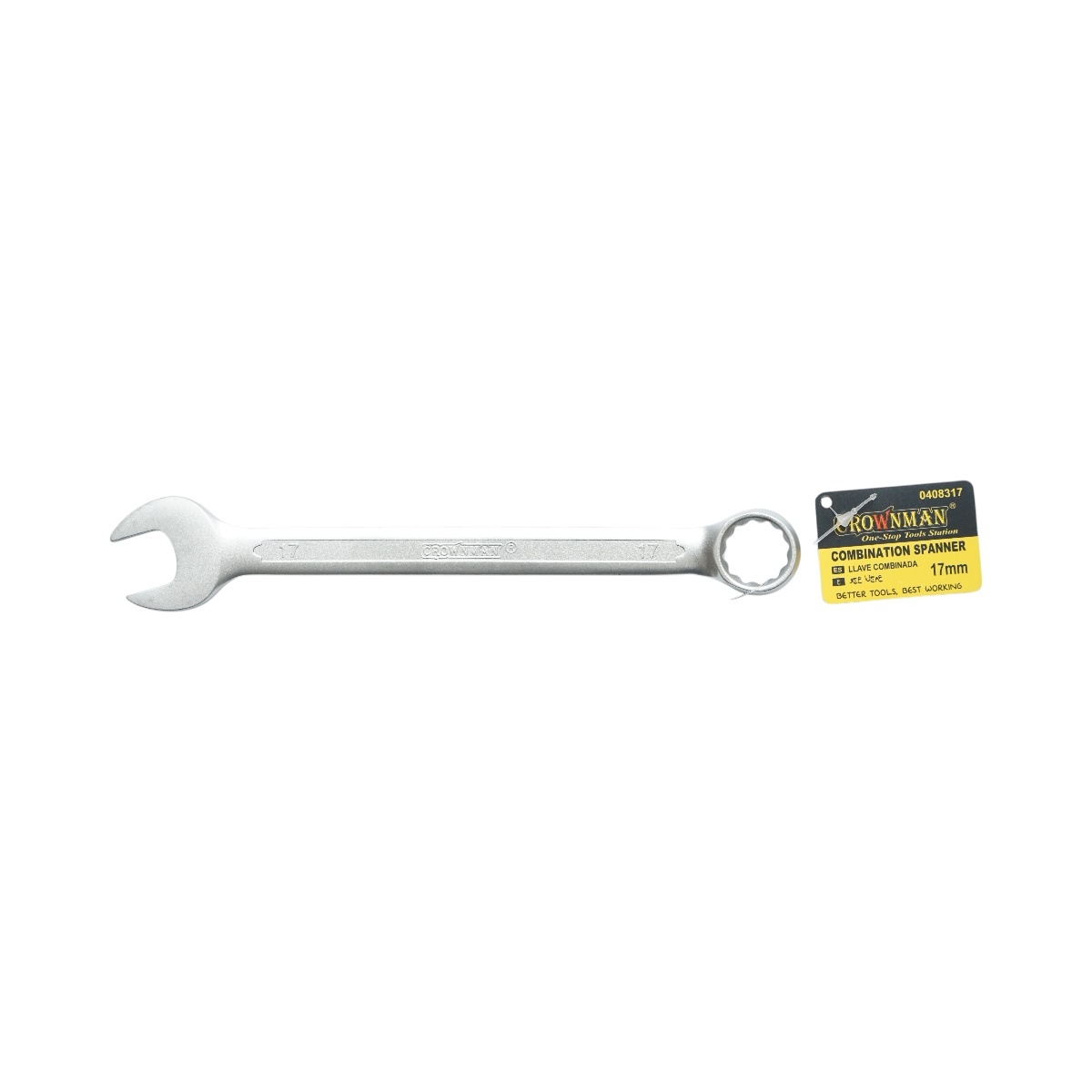 Cheie combinata fixa si inelara 17mm Cr-V , Cod: DISUF28, Crownman