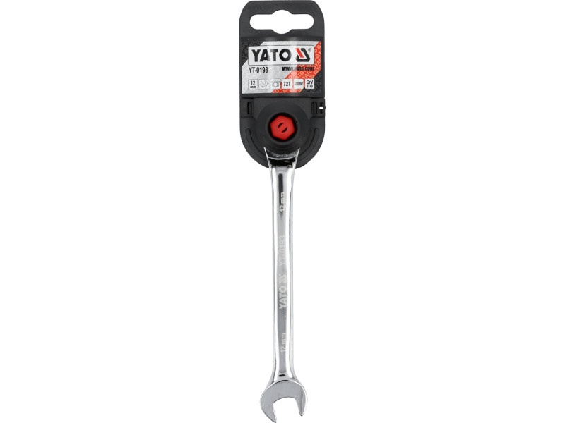 Cheie cu clichet YATO Star 12 mm / 170 mm 72T CrV - 1 | YEO