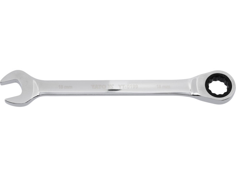 Cheie cu clichet YATO Star 18 mm / 235 mm 72T CrV - 3 | YEO