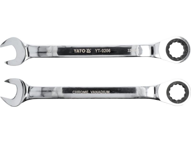 Cheie cu clichet YATO Star 32 mm / 420 mm 72T CrV - 2 | YEO