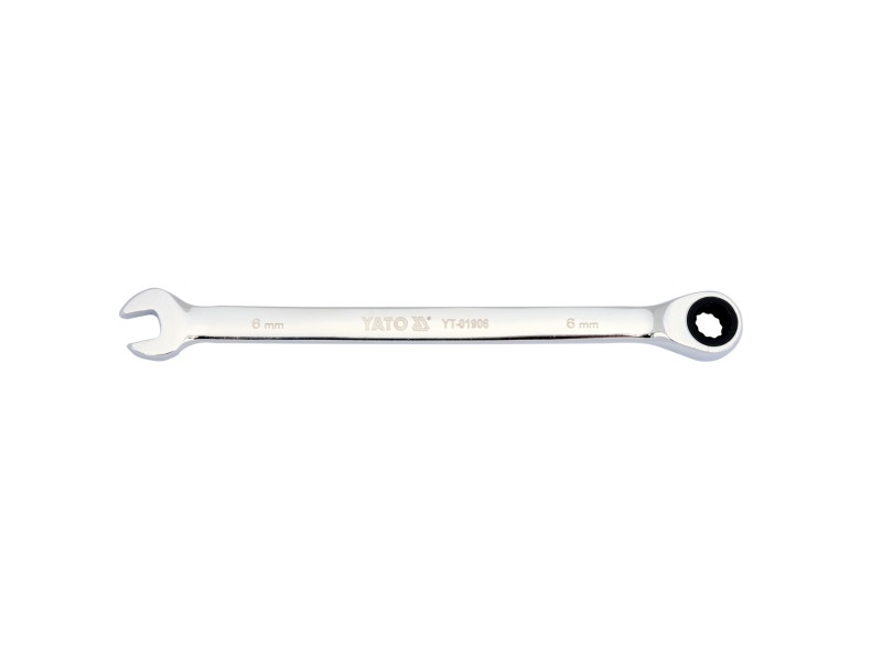 Cheie cu clichet YATO Star 6 mm / 120 mm 72T CrV - 3 | YEO