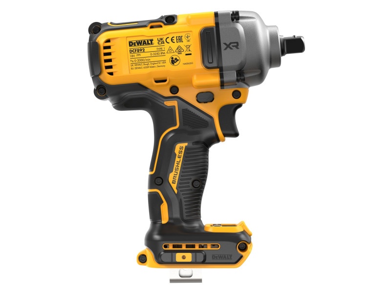 Cheie cu impact DEWALT fără fir 18 V 1/2" 1152 Nm (baterie + încărcător, fără TSTAK) DCF892NT - 3 | YEO