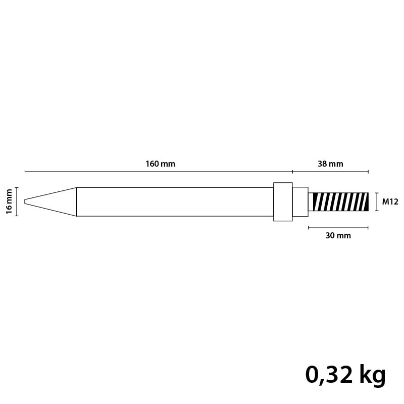 Colt grapa gros M12 calitate superioara PP4, Cod: DISCW62, Brand: UTB - 3 | YEO