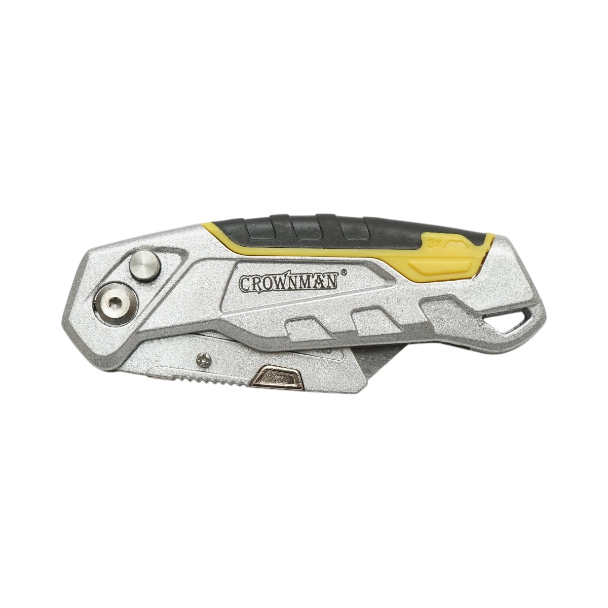 Cutit cutter profesional pliabil cu lama otel 19mm SK5, corp aluminiu Heavy Duty , Cod: DISUF10, Crownman - 2 | YEO