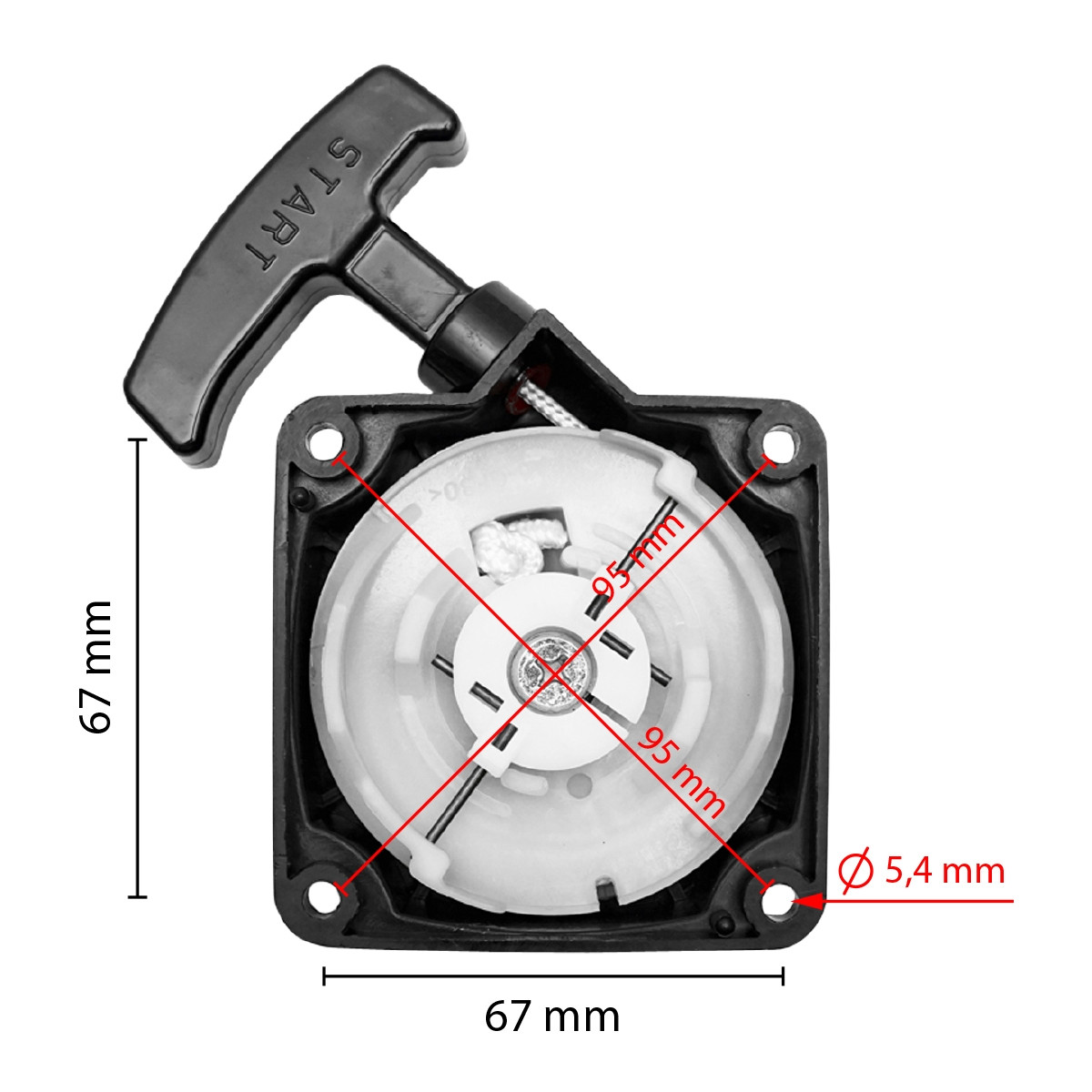 Demaror complet pentru motocoasa, Cod: BK99745, Brand: BRECKNER GERMANY - 1 | YEO