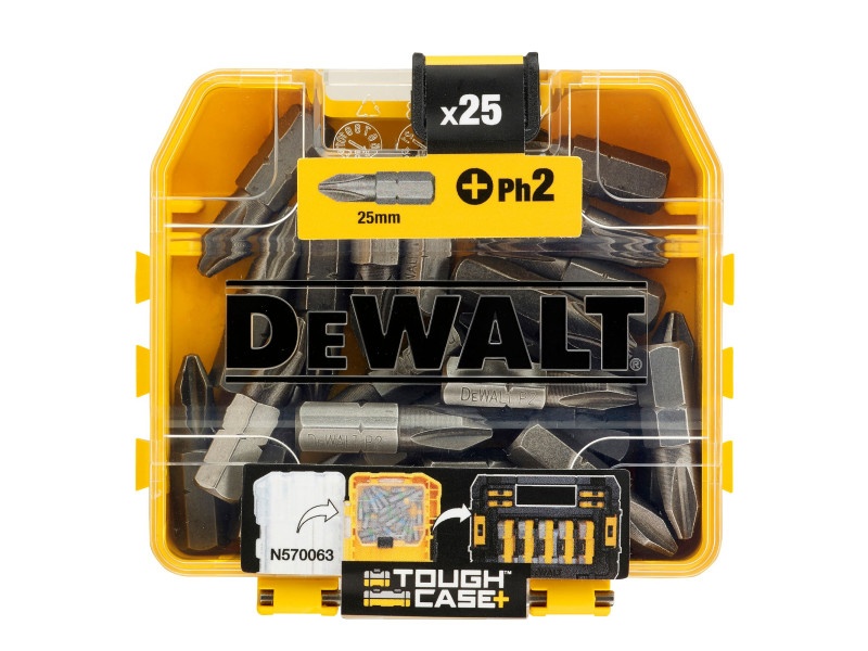 DEWALT Bitheads PH2 x 25 mm Cutie rezistentă (25 buc) - 3 | YEO