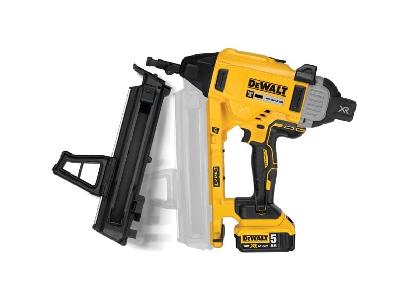 DEWALT Pistol de bătut cuie pentru beton fără fir 18 V (Baterie + încărcător neincluse) DCN890N