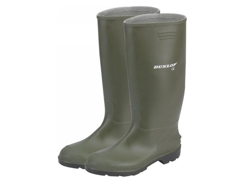 DUNLOP Cizme de cauciuc, rezistente la acizi și alcali, verzi 42