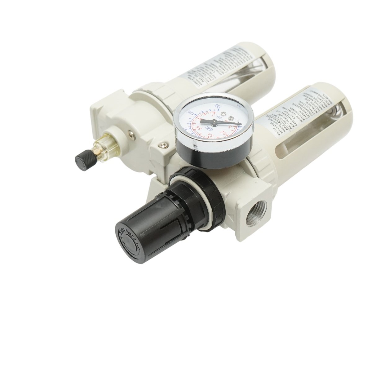 Filtru aer si ungator cu regulator de presiune max. 1 MPa, racord 1/2, Cod: DISMS30