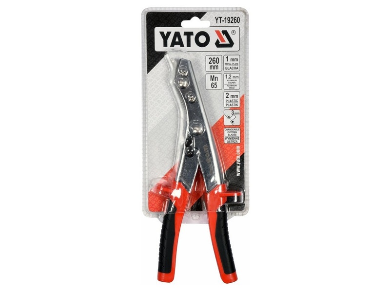 Foarfece de tăiat plăci YATO 260 mm limbă oscilantă - 2 | YEO