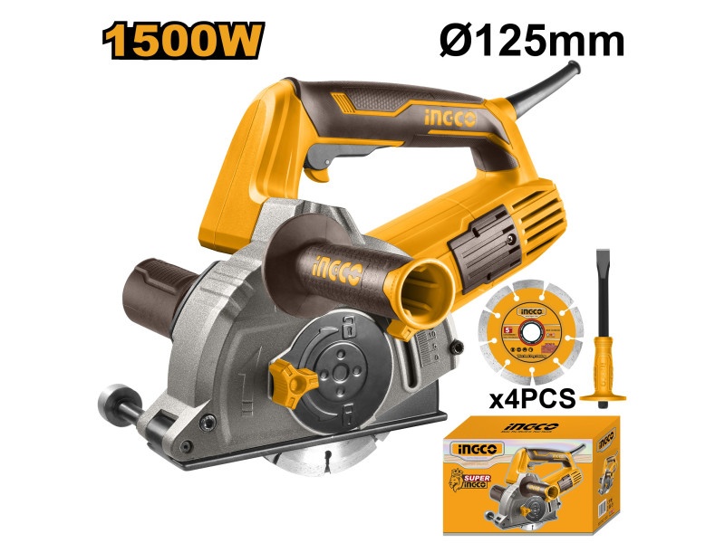 INGCO Freză pentru ancorarea pereților 125 mm 1500 W