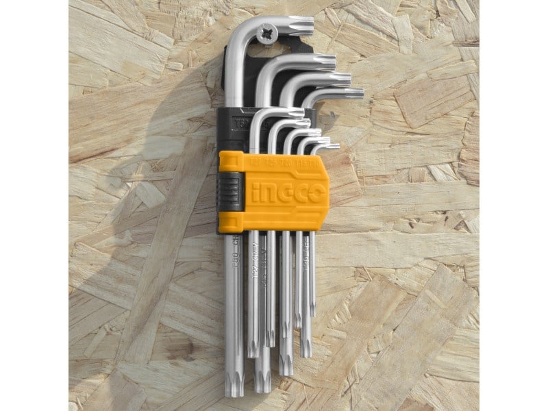 INGCO Set de chei Torx 9 piese T10-T50 S2 - 2 | YEO