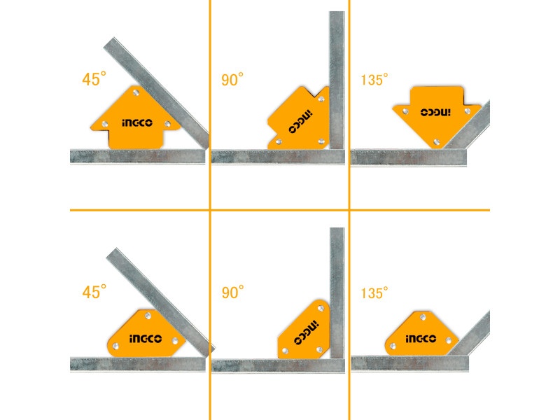 INGCO Set de suporturi pentru piese de sudură 6 piese - 2 | YEO