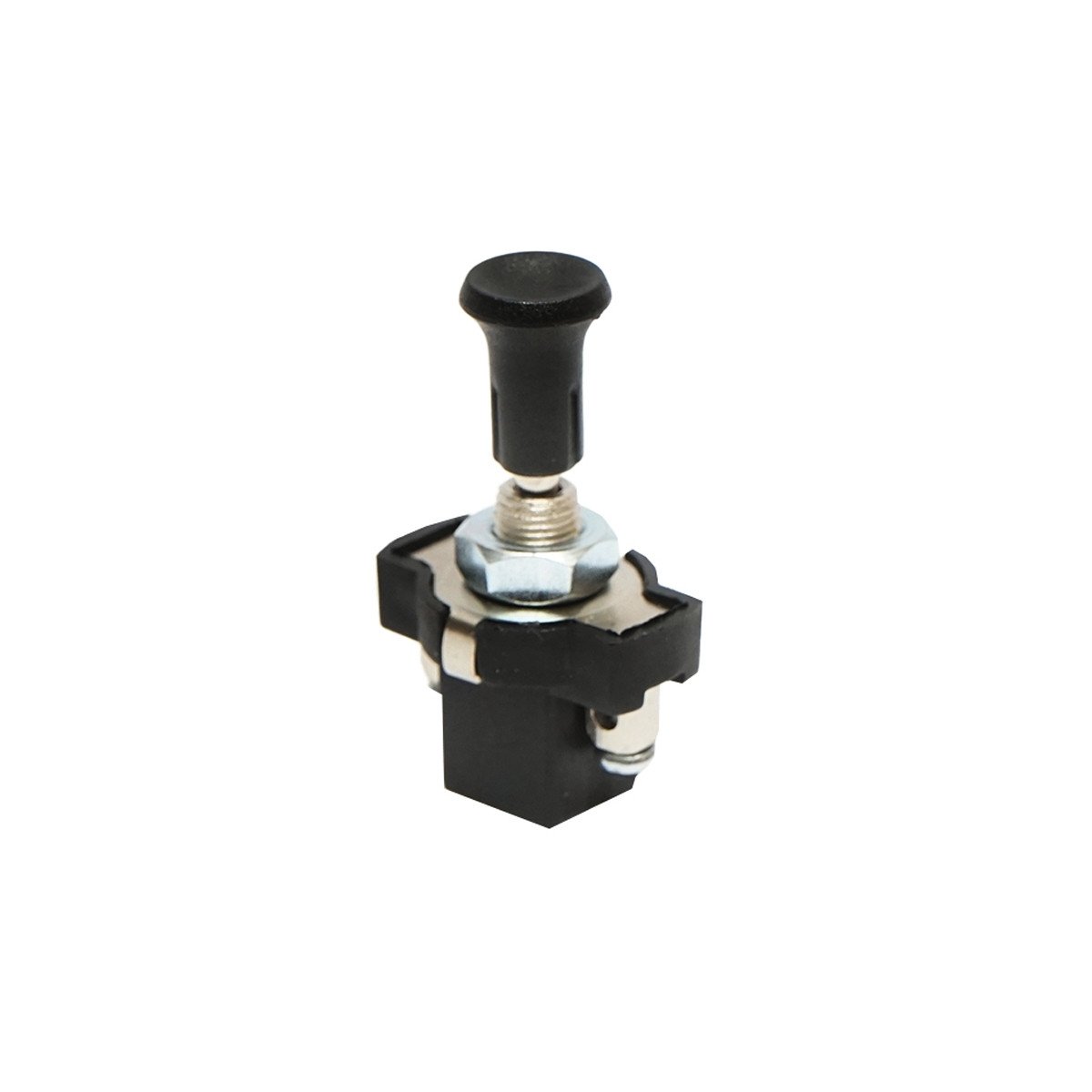 Intrerupator scurt on-off 12V/5A pull switch cu piulita prindere metalica, Cod: BK77244, Brand: BRECKNER GERMANY - 1 | YEO