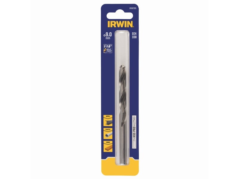 IRWIN Burghiu spiralat 9 x 125/81 mm HSS PRO cilindric - 1 | YEO