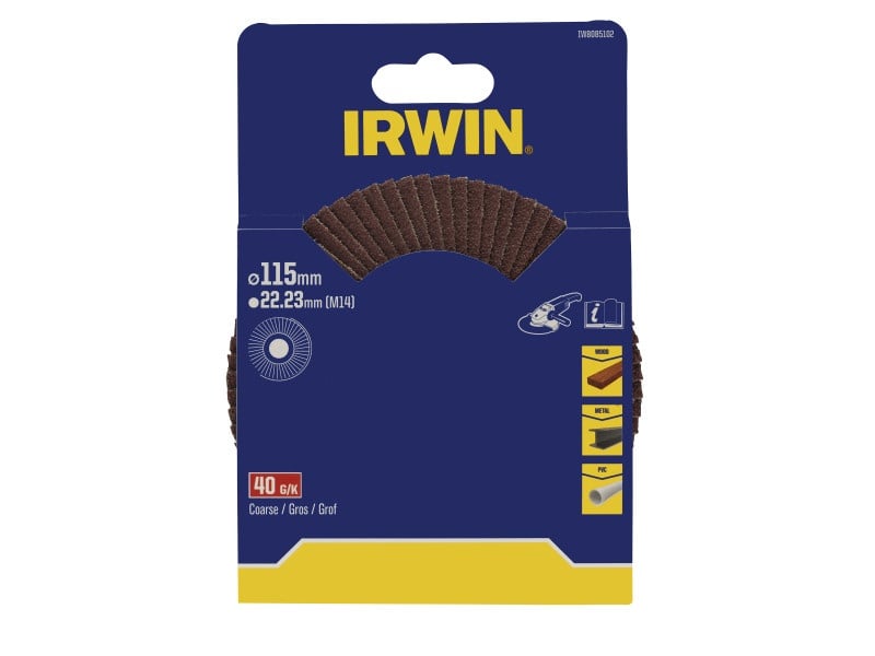 IRWIN Disc cu clape 115 x 22 mm P40