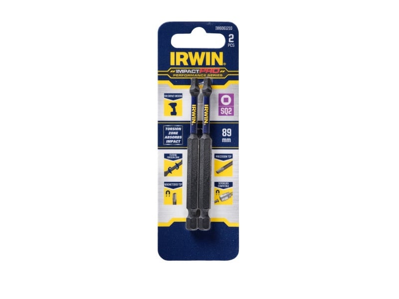 IRWIN Impact Pro Bithegy SQ2 x 89 mm (2 buc)