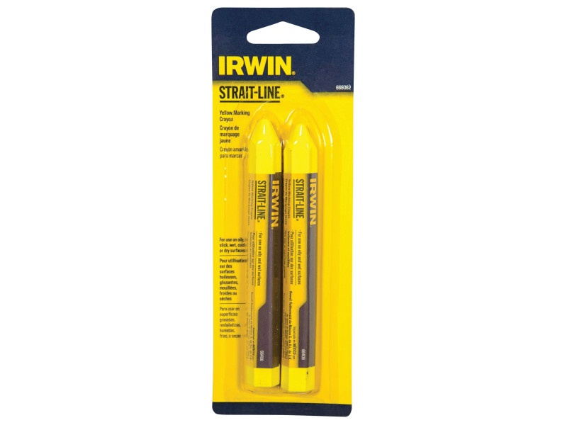IRWIN Strait-Line Grease Chalk galben (2 bucăți) - 1 | YEO