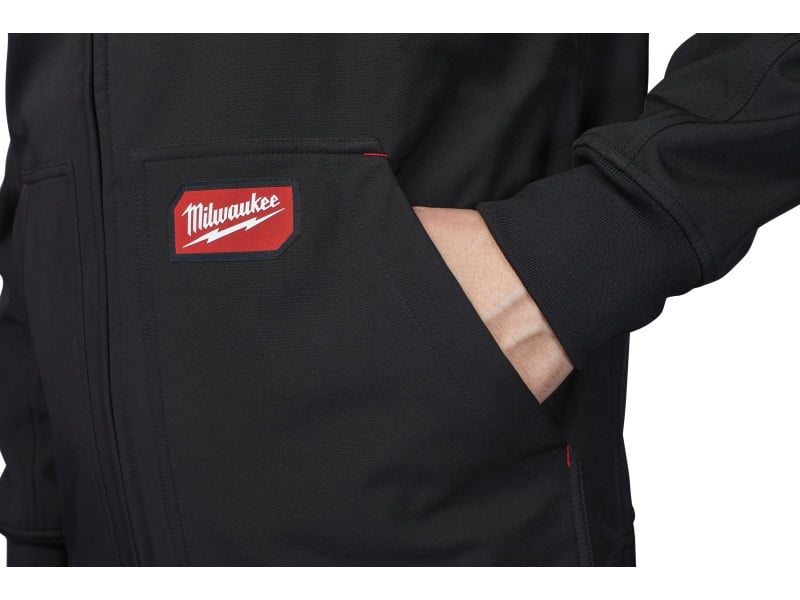 Jachetă cu glugă MILWAUKEE Freeflex™ Softshell negru XL - 3 | YEO